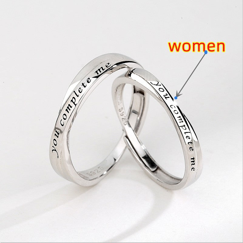 Sterling Silver Couple Rings