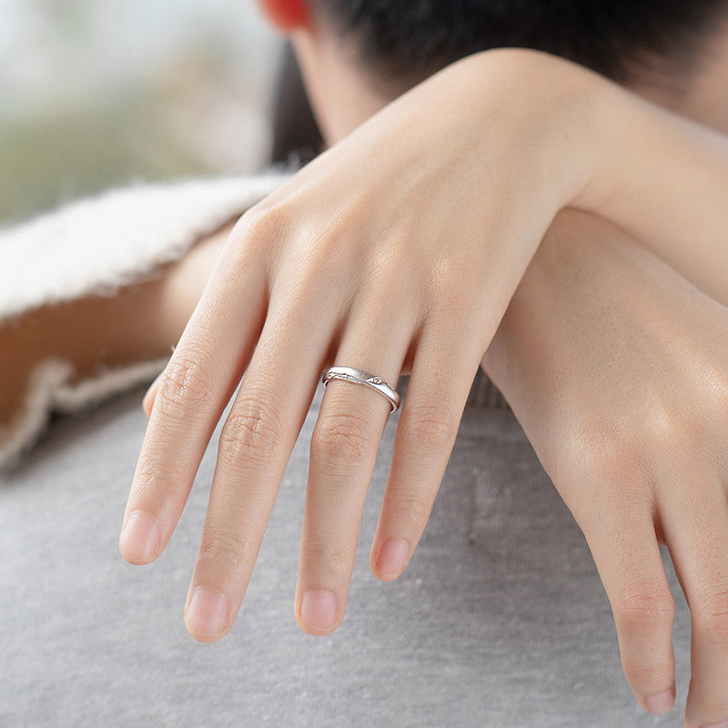 Silver Couple Rings