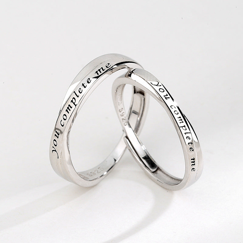 Sterling Silver Couple Rings