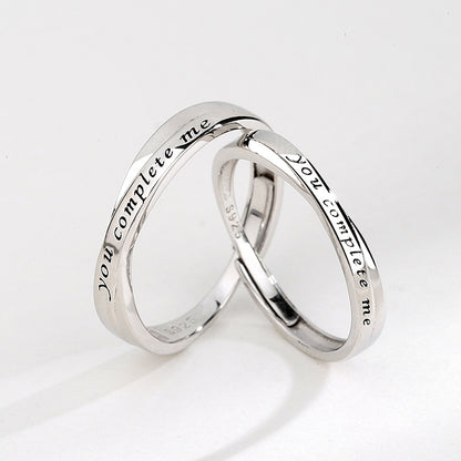 Sterling Silver Couple Rings