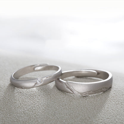 Silver Couple Rings