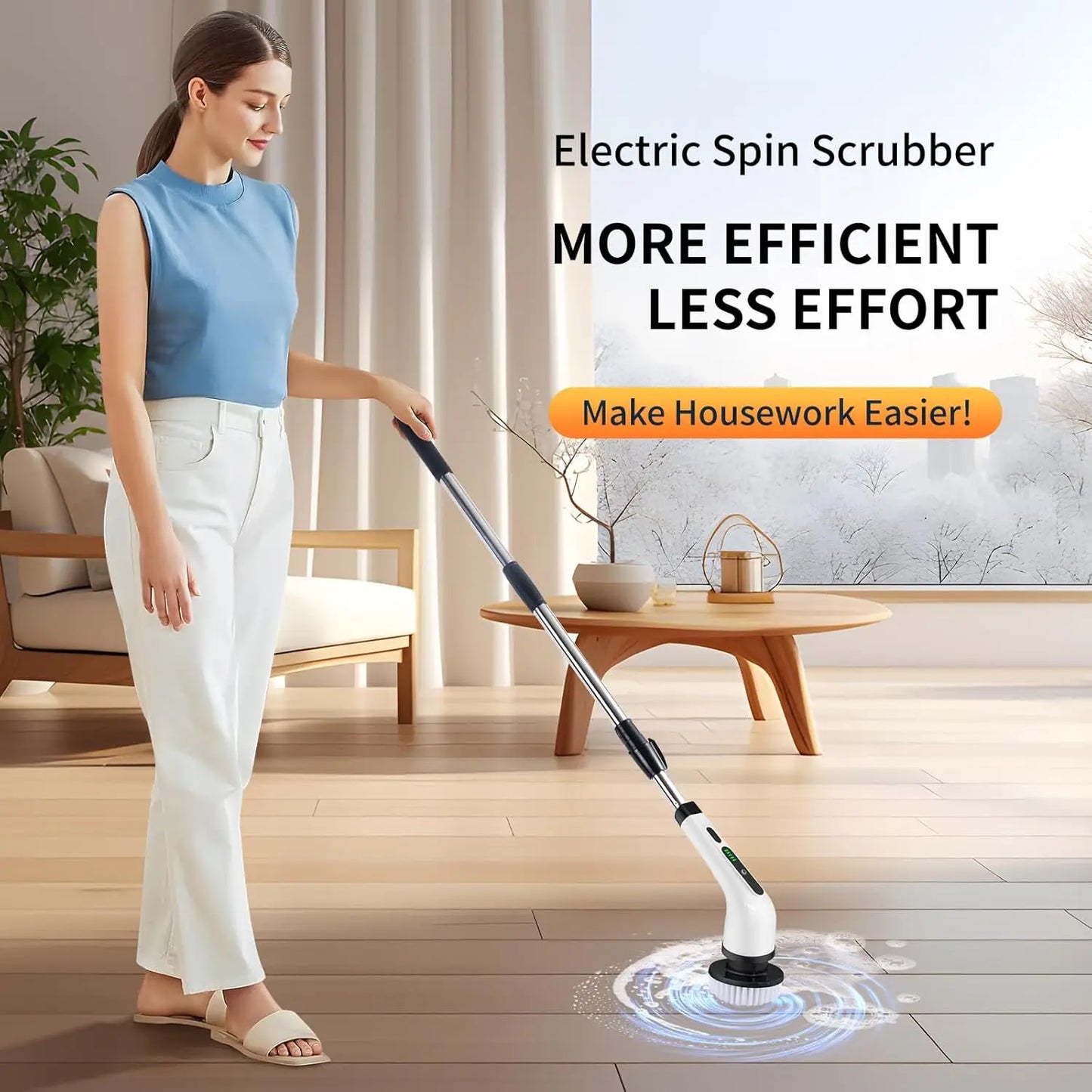 Turbo Pro™ – Electric Spin Scrubber (9-in-1)