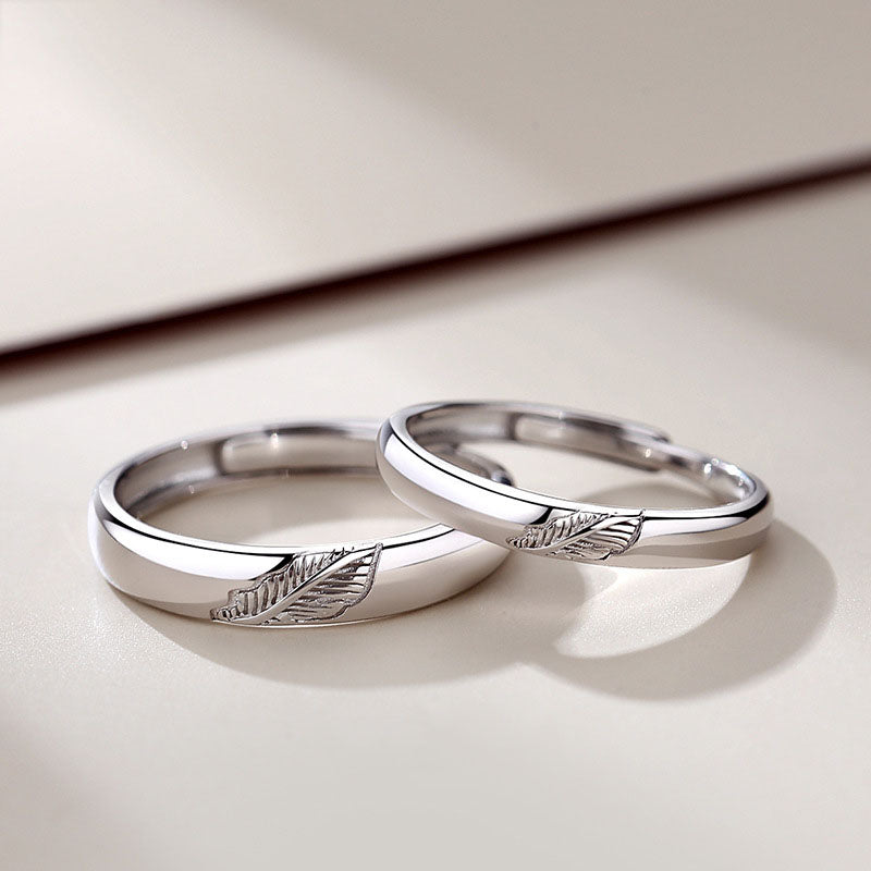Autumn Leaves Couple Rings