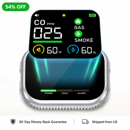 6 in 1 Carbon Monoxide & Gas Detector